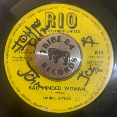 Laurel Aitken - Life / Bad Minded Woman picture 2