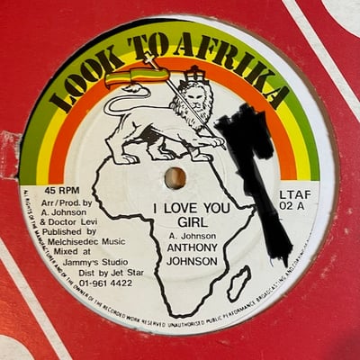 Anthony Johnson - I Love You Girl / Nah Give Up picture 4