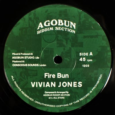Vivian Jones, Agobun Riddim Section - Fire Bun / Final War picture 2