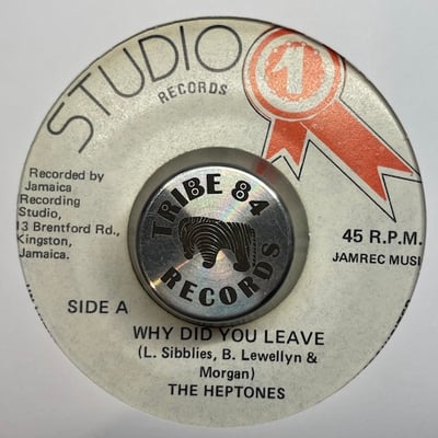 The Heptones - Why Did You Leavepicture
