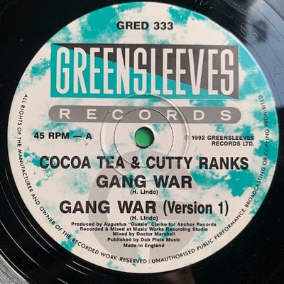 Cocoa Tea, Cutty Ranks - Gang War picture 2