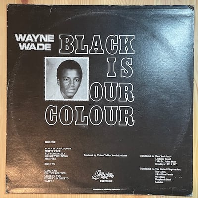 Wayne Wade - Black Is Our Colour picture 2