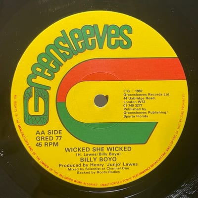 Dennis Walks, Billy Boyo - Roast Fish & Cornbread / Wicked She Wicked picture 2