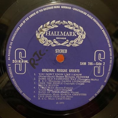 Various - Original Reggae Greats picture 4