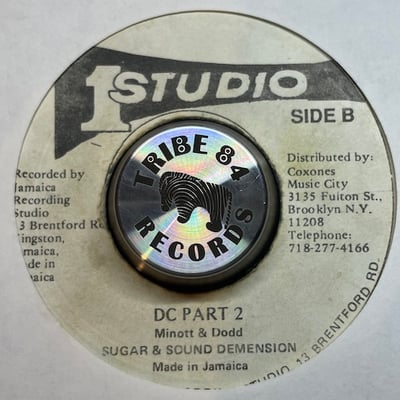 Sugar Minott, Sugar Minott, Sound Dimension - Oh Mr. DC / DC Part 2 picture 2