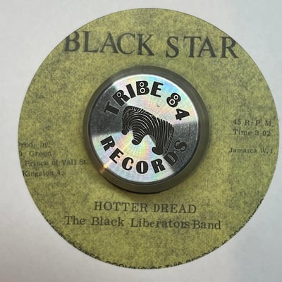 Iron & The Tritters, The Black Liberators Band, The Black Liberators Band - Dread A Dread / Hotter Dread picture 2