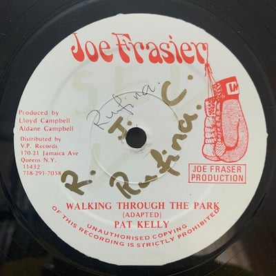 Pat Kelly, Sly & Paul - Walking Through The Park /  Park Version picture 2