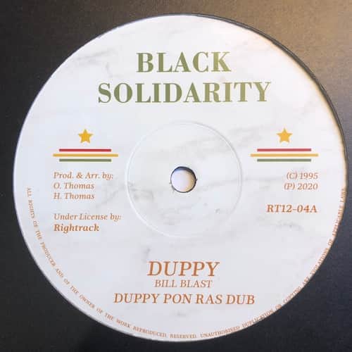 Bill Blast, Tristan Palmer – Duppy / Greatest Lover
