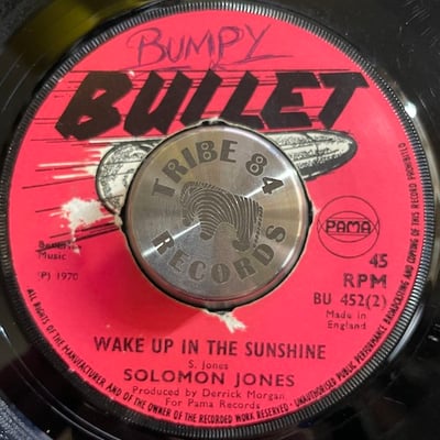 Solomon Jones - Be Strong / Wake Up In The Sunshine picture 3