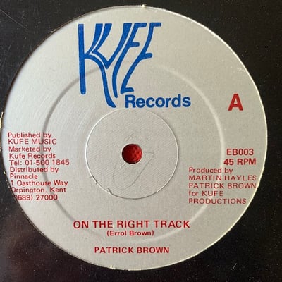 Patrick Brown - Fantasy / On The Right Track picture 2