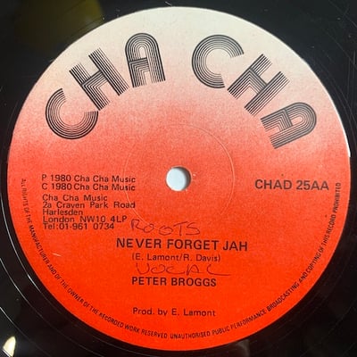 Cornell Campbell, Peter Broggs - Rainbow / Never Forget Jah picture 2