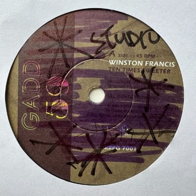 Winston Francis, Roland Alphonso - Ten Times Sweeter / Saucy Hornpicture