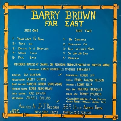 Barry Brown - Far East picture 2