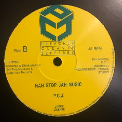 Sugar Minott, Preacher Cleavie Jefferey - Can't Stop Jah Music picture 2