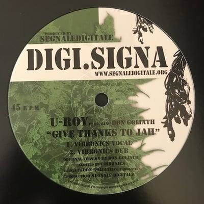 U-Roy, Don Goliath, Daddy Spencer - Give Thanks To Jah / Weep & Mourn picture 2