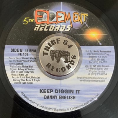Sizzla, Danny English - Standing Ovation / Keep Diggin It picture 2