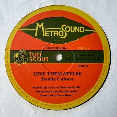Peter Metro, Daddy Culture - Dancing Spirit / Give Them Stylee picture 2