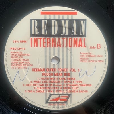Various - Redman Super Power Vol. 1 Rough - Mean - Irie picture 2