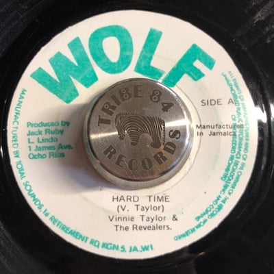 Vincent Taylor & The Revealers, The Revealers - Hard Time / Work It Out picture 2