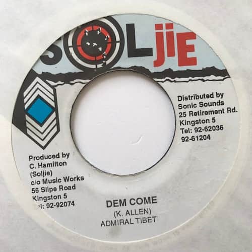Admiral Tibet – Dem Come
