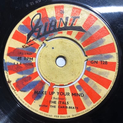 The Itals, The Carib Beats - Don't Throw It Away / Make Up Your Mind picture 2