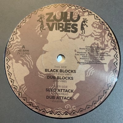 Roots Keepers, Zulu Vibes, Powerdread - Black Blocks / Seed Attack picture 2