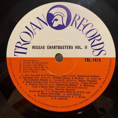 Various - Reggae Chartbusters Vol Two picture 3