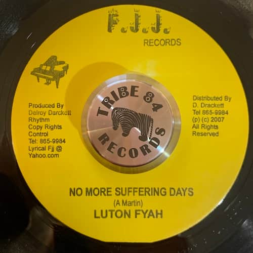 Lutan Fyah – No More Suffering Days