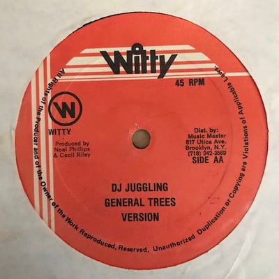 Echo Minott, General Trees - No Jolly Bus / DJ Juggling picture 2