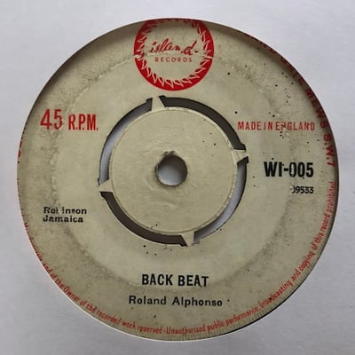 Roy & Millie, Roland Alphonso - We'll Meet / Back Beat picture 2