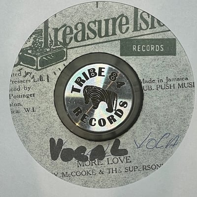 The Silvertones, Tommy McCook & The Supersonics - True Confession / More Love picture 2