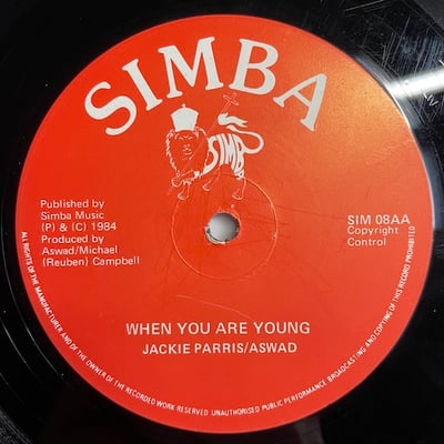Michael Palmer, Aswad, Jackie Paris - Me Nah Run / When You Are Young picture 3