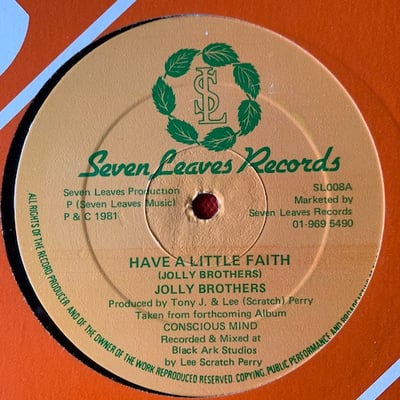 The Jolly Brothers - Have A Little Faith / Right Before My Eyes picture 2
