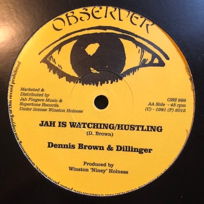 Gregory Isaacs, Dennis Brown, Dillinger - Rock On (Murder Observer Style) / Jah Is Watching / Hustling picture 2