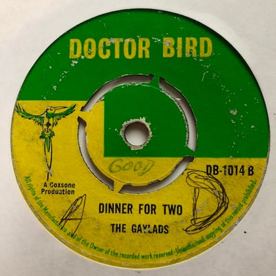 The Gaylads - Lady With The Red Dress On / Dinner For Two picture 2