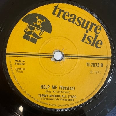 Ken Parker, Tommy McCook Allstars - Help Me Make It Through The Night / Help Me  (Version) picture 2