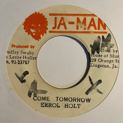 Errol "Flabba" Holt - Come Tomorrow picture 2