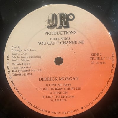 Derrick Morgan - You Can't Change Me picture 3