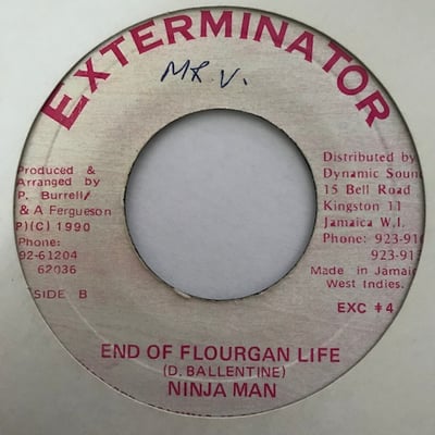 Ninjaman - The Last Of Flourgan / End Of Flourgan Life picture 2