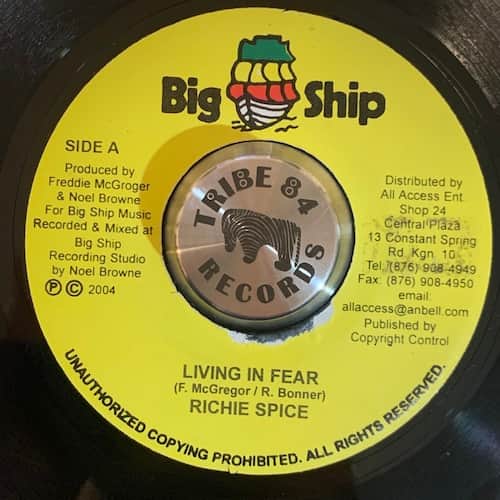 Richie Spice – Living In Fear