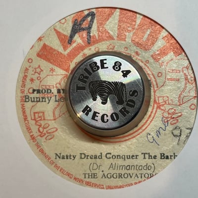 Dr. Alimantado, The Aggrovators - I Kill The Barber / Natty Dread Conquer The Barber picture 2