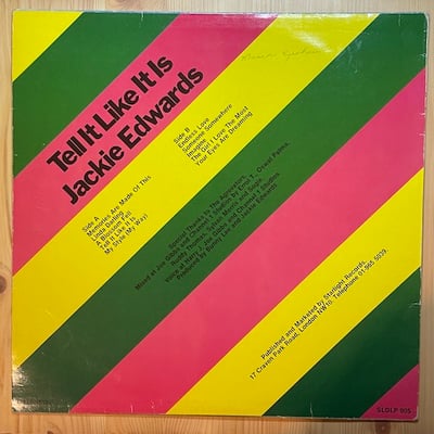 Jackie Edwards - Tell It Like It Is picture 2