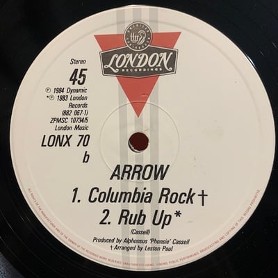 Arrow - Long Time / Columbia Rock / Rub Up picture 2
