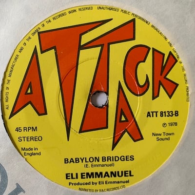 Eli Emmanuel - Stranger In Love / Babylon Bridges picture 2
