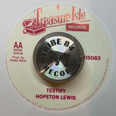 Hopeton Lewis - Boom Shaka Laka / Testify picture 2