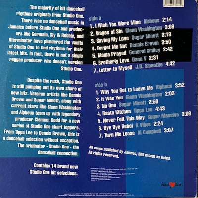 Various - Studio One Dancehall Selection picture 2