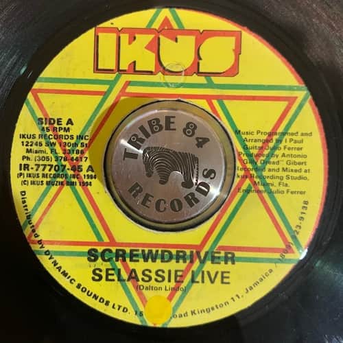 Screwdriver – Selassie Live
