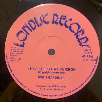 Boris Gardiner - Let's Keep It That Way picture 2