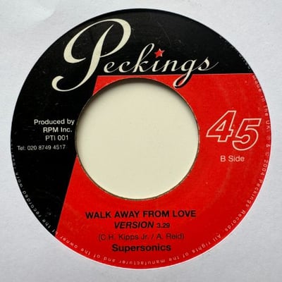 Bitty Mclean, The Supersonics - Walk Away From Love picture 2