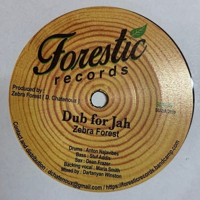 Everton Blender, Zebra Forest - Sing For Jah / Dub For Jah picture 2
